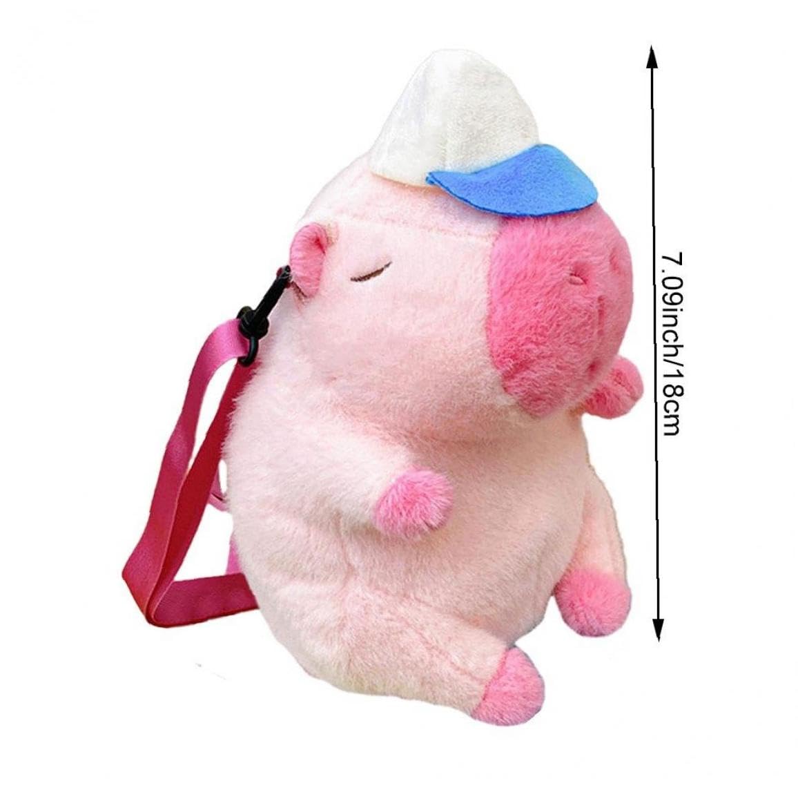 Amazon.co.jp: カピバラの形 バックパック リュックサック ぬいぐるみ